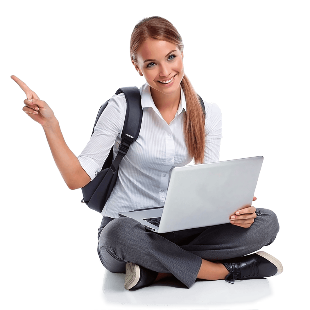 Studentessa pronta per il successo accademico con il supporto dell'Università eCampus