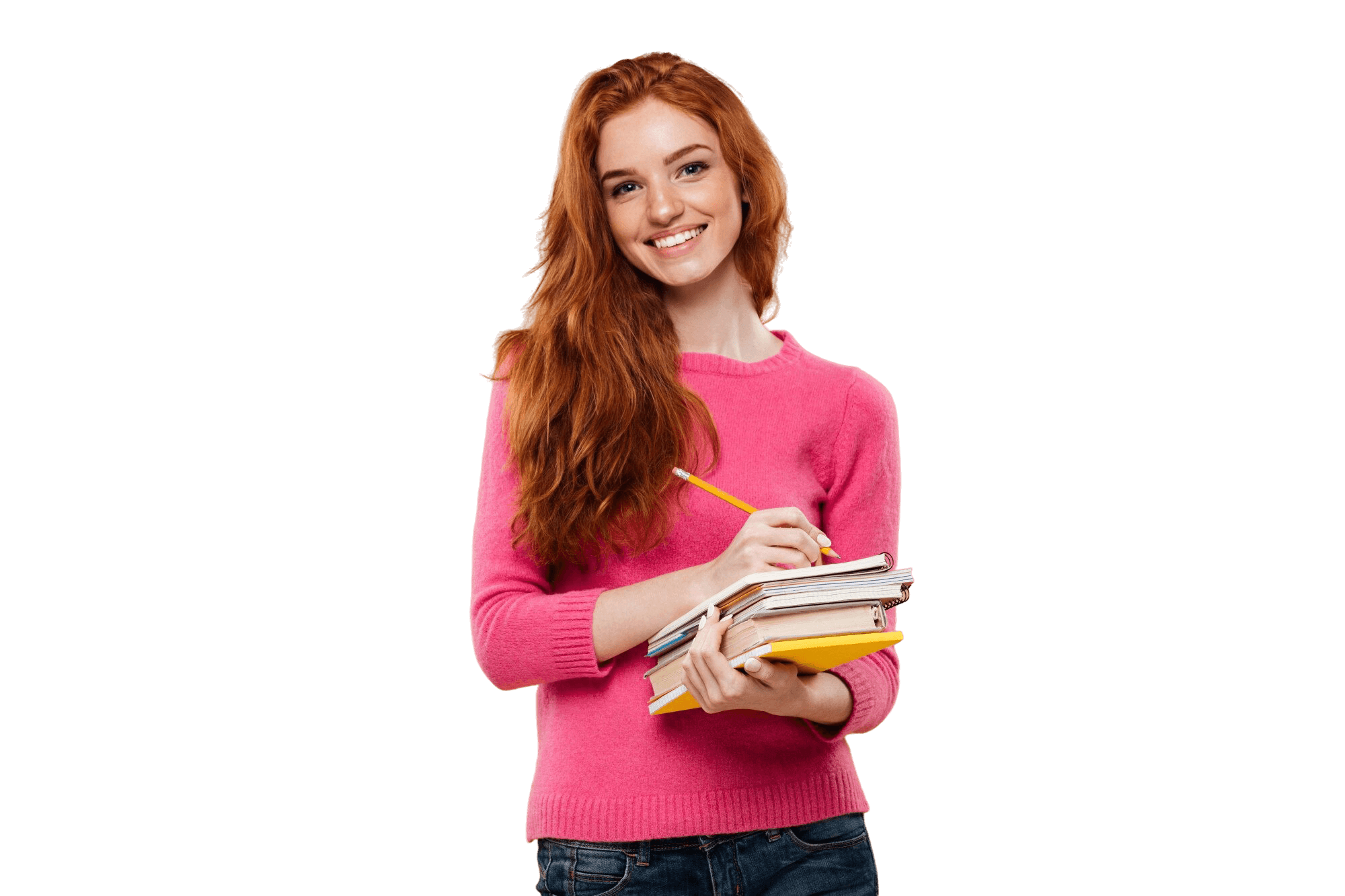 Studentessa Pronta Per Il Successo Accademico Con Il Supporto Dell'università E Campus